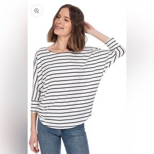 BOBEAU 3/4 SLV DOLMAN BUTTER TOP - SIZE 1X